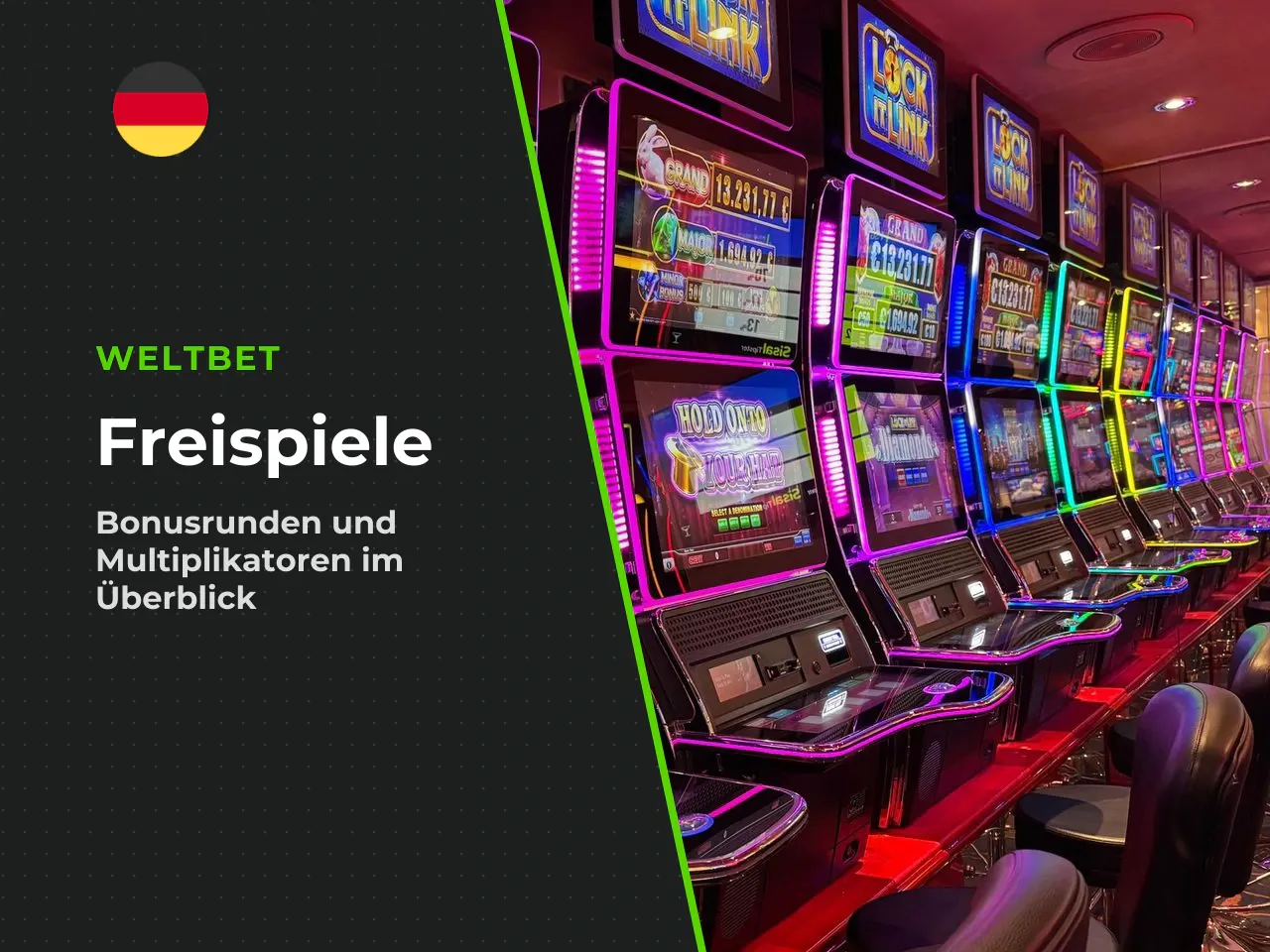 Freispiele und Multiplikatoren im Bonusspiel. Das