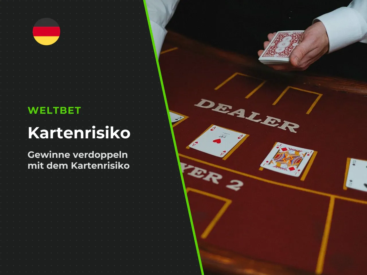 Gamble-Funktion Kartenrisiko und Gewinnleiter