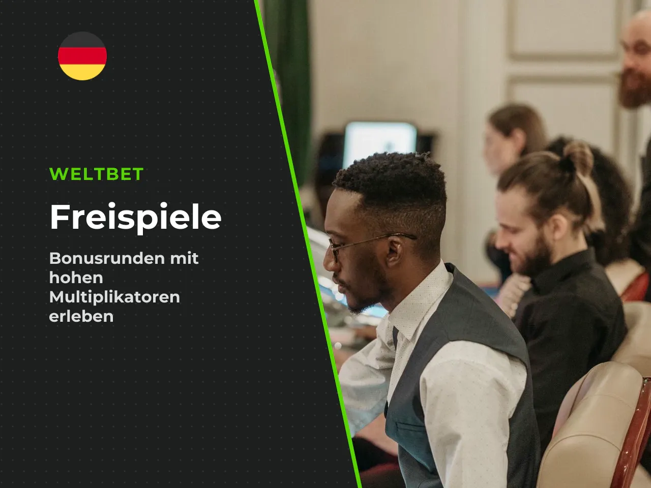 Freispiele mit Collect-Gewinnen und Multiplikatoren. Landen