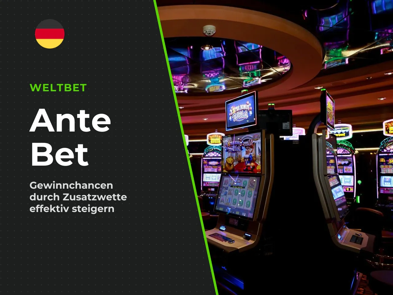 Ante Bet 25 Erhöht den Spin
