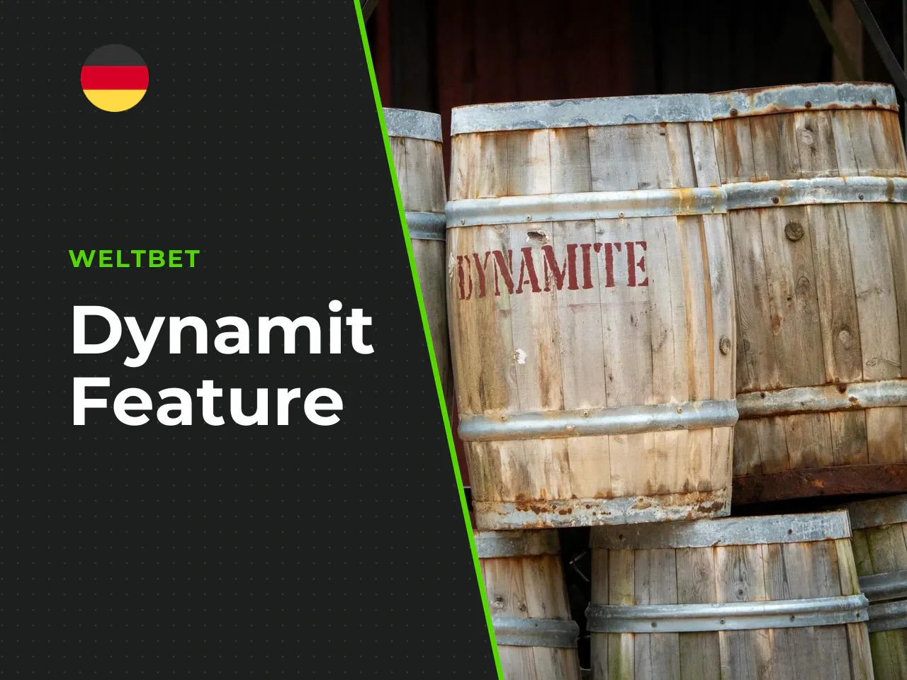 Dynamit-Feature im Bonusmodus. Eine Mechanik, die