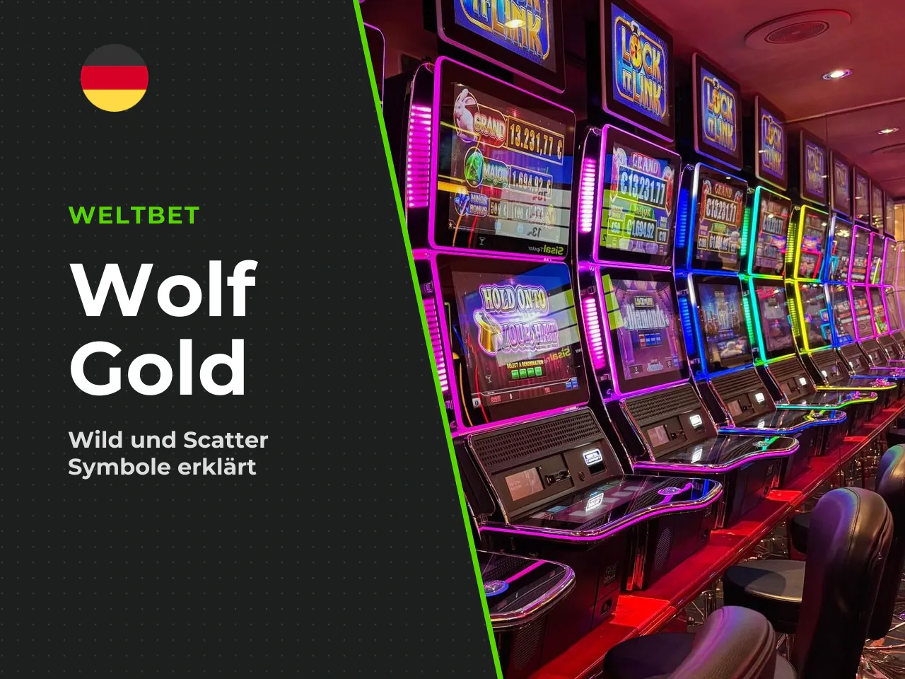 Wild- und Scatter-Symbole im Wolf Gold