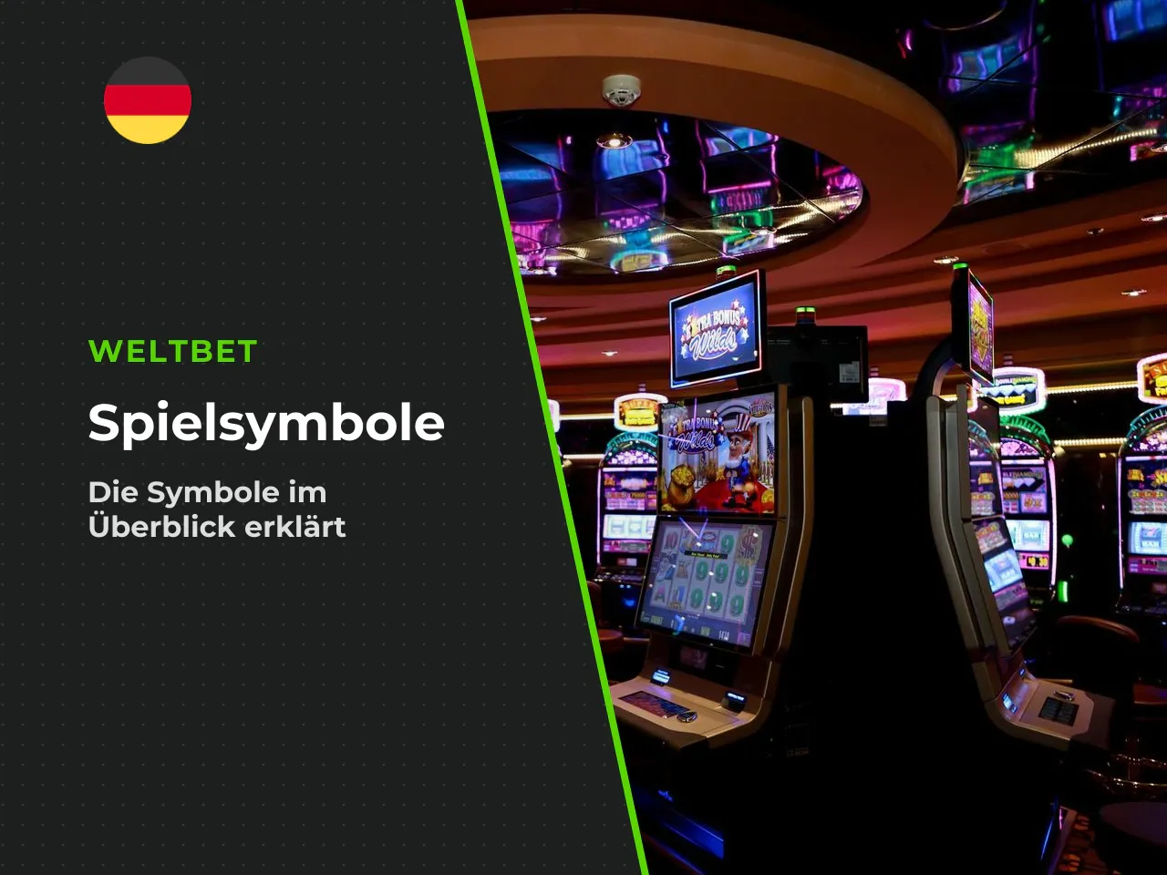 Symbole, Scatter und Multiplikatoren. Das Symbolset