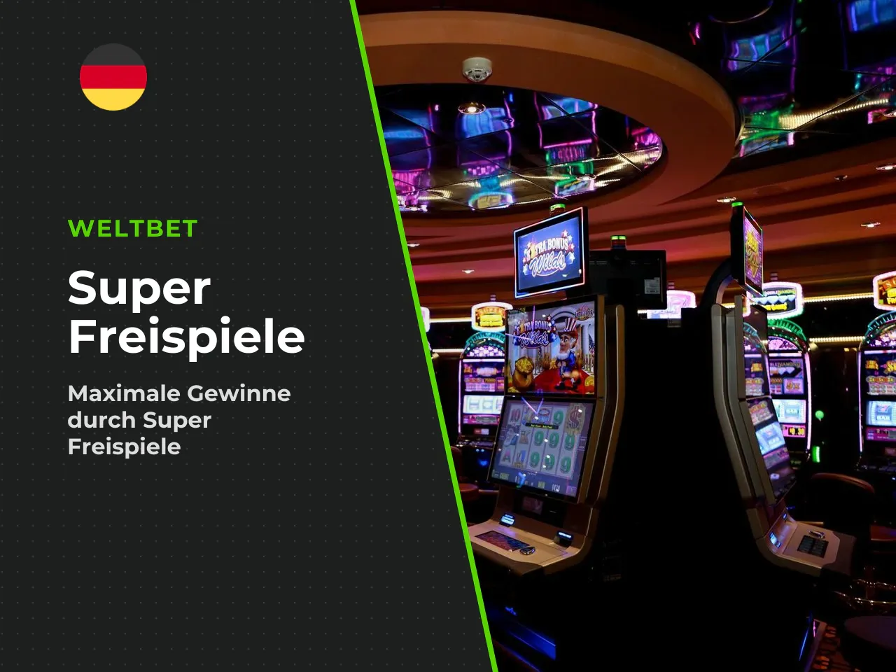 Super Freispiele und Multiplikatoren. In internationalen