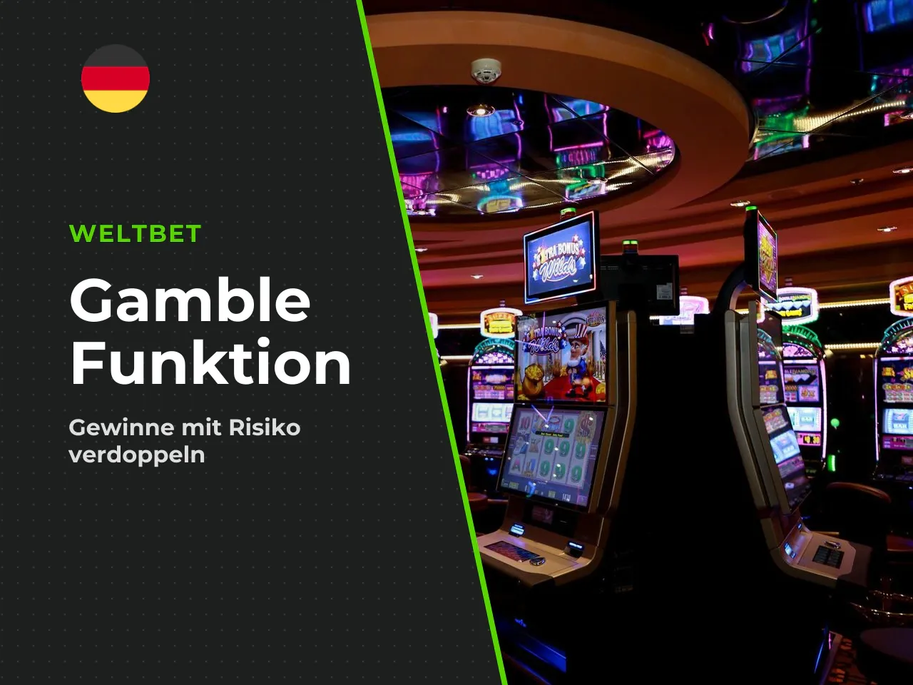Gamble-Funktion Chancen und Grenzen. Nach jedem