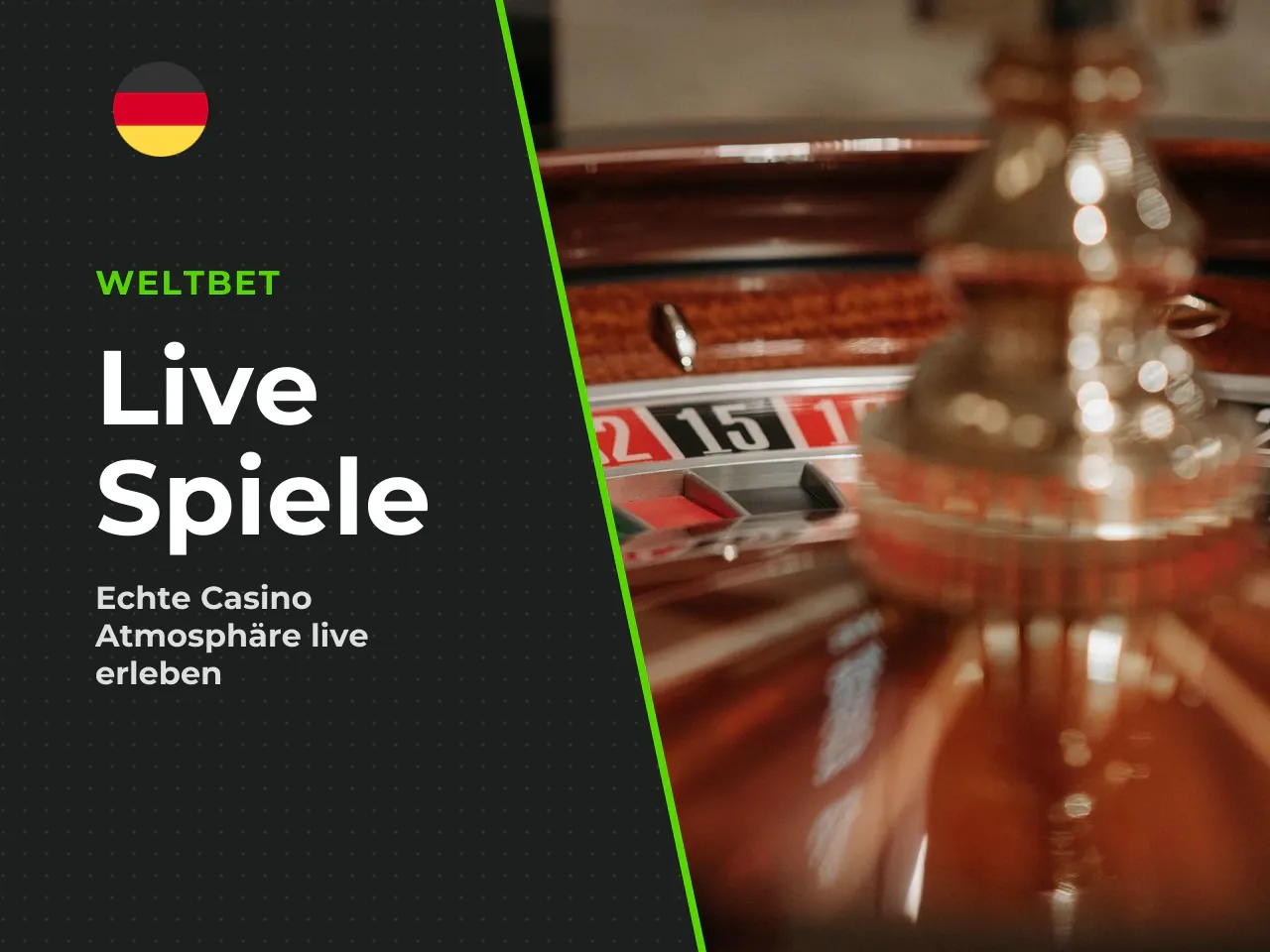 Welche Live-Dealer-Spiele gibt es bei Weltbet