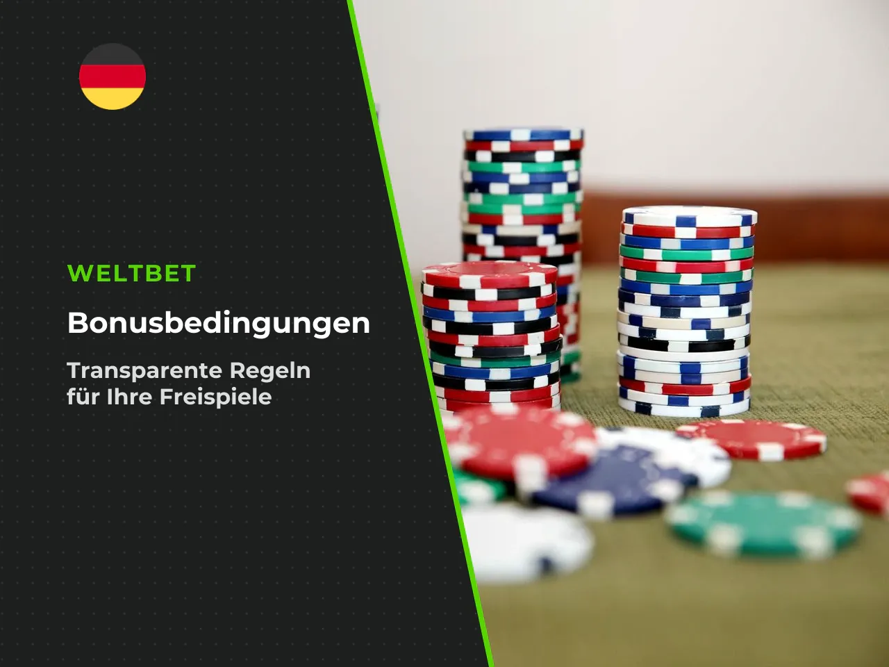 9.2 Voraussetzungen für Weltbet Freispiele ohne