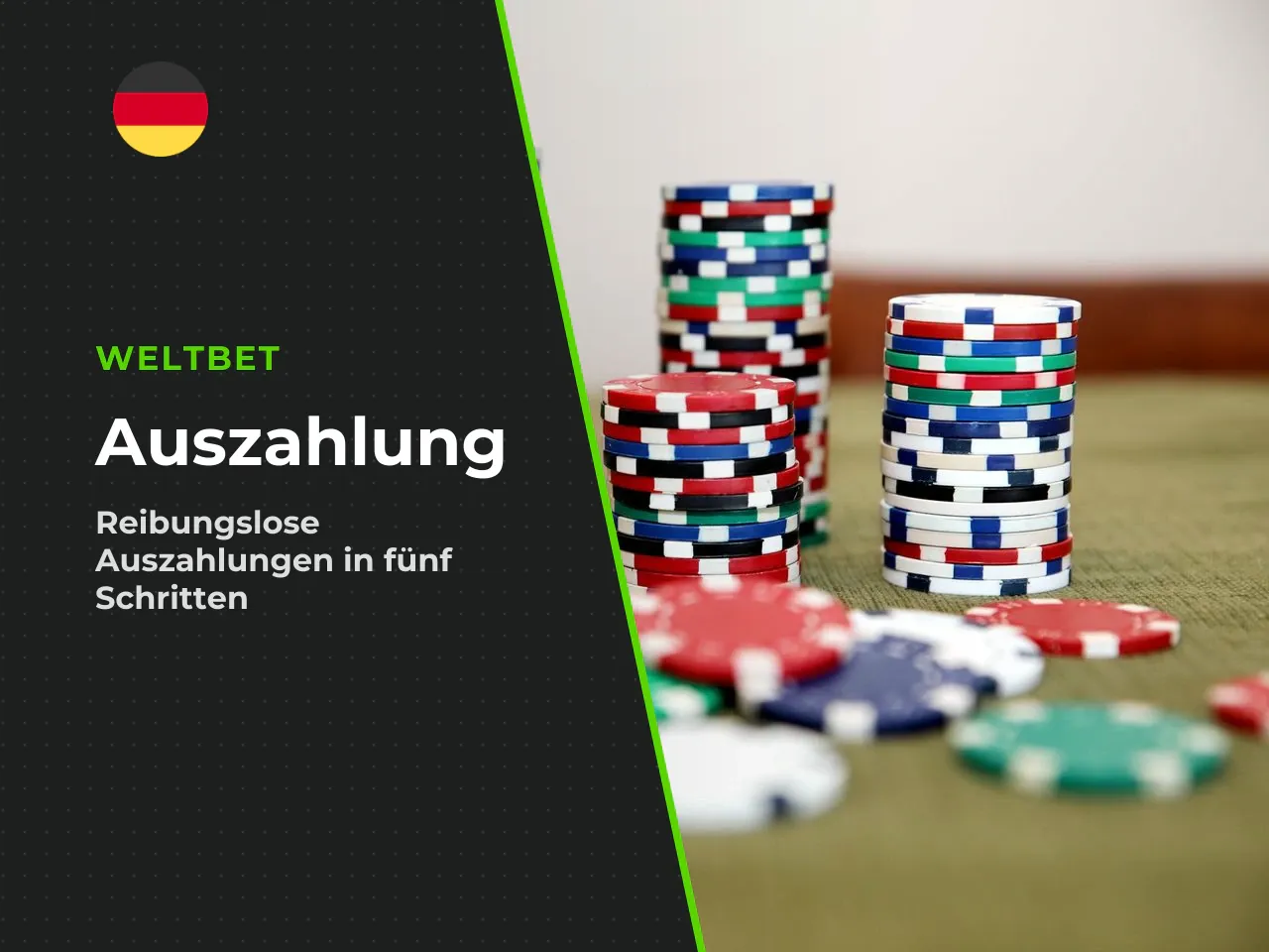 Checkliste vor dem Klick auf Auszahlen