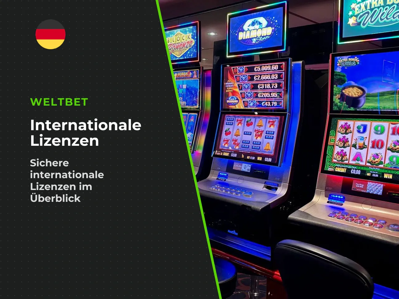 Internationale Lizenzen MGA, Curaçao . Angebote