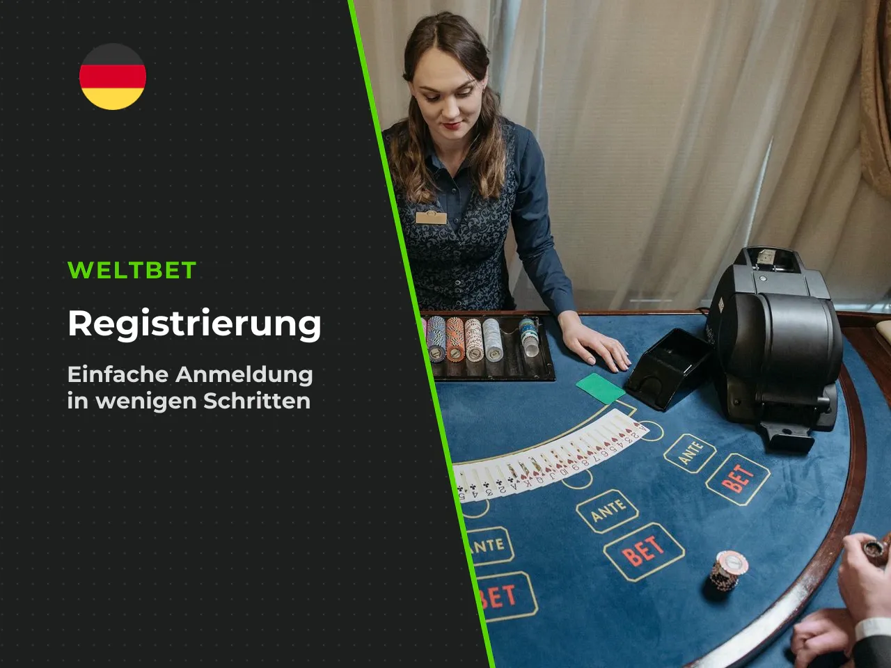 Erstregistrierung vor dem ersten Login. Wer