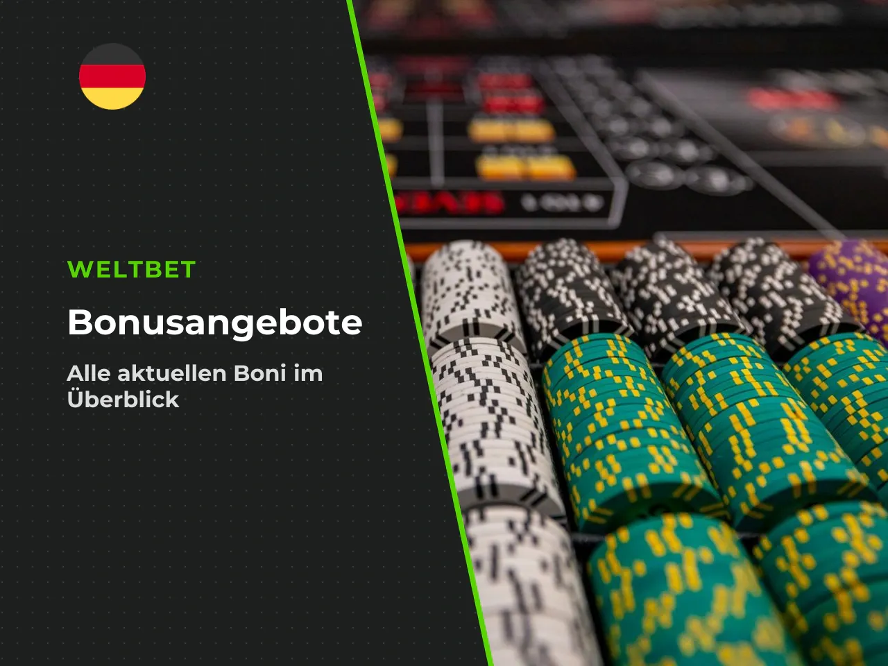 Fazit. Weltbet bietet eines der breitesten