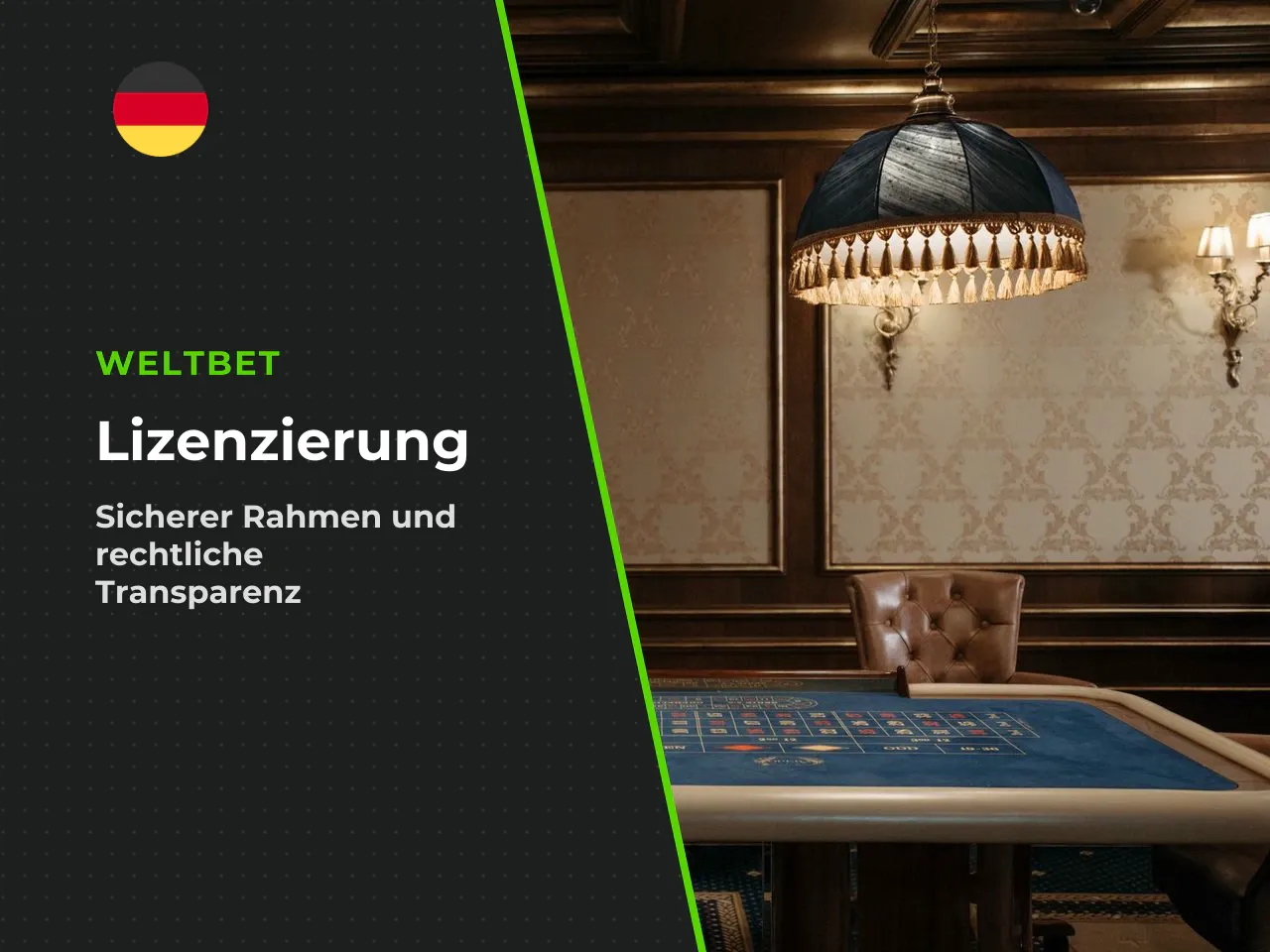 Lizenz und rechtlicher Rahmen. Weltbet ist
