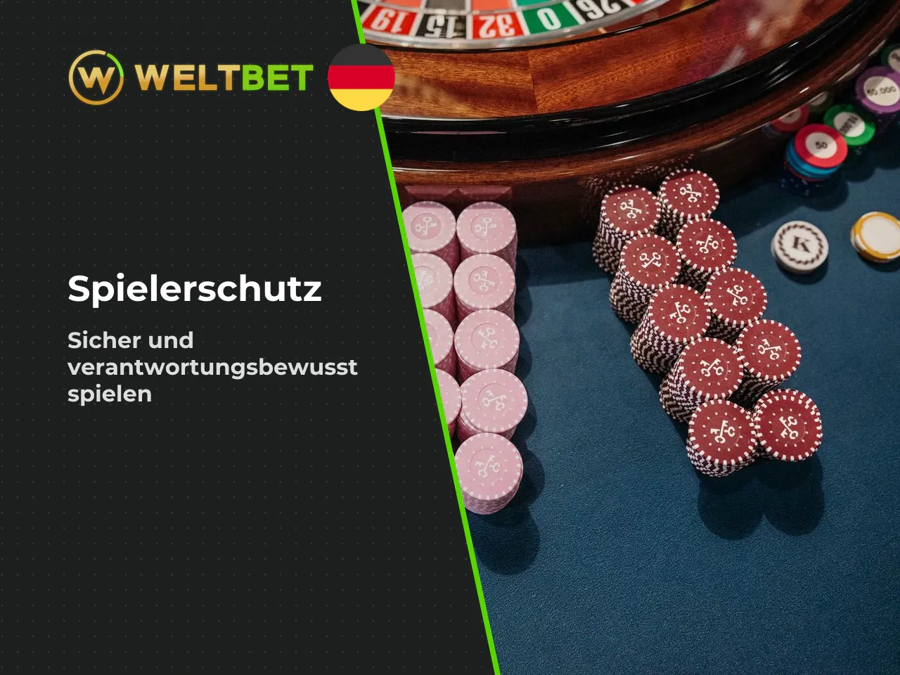 Verantwortungsbewusstes Spielen. Sportwetten und Casinospiele sind